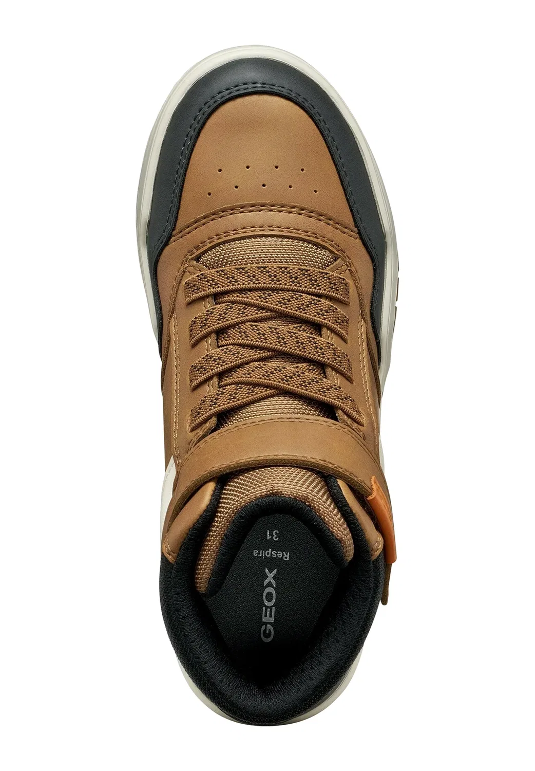 J perth boy - высокие кроссовки Geox, Light Brown — фото 3
