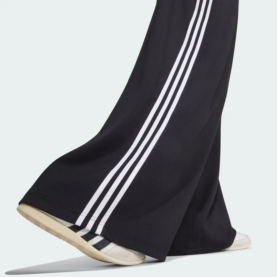 Брюки Adidas Originals свободного кроя со складками спереди, модель, черные — фото 4
