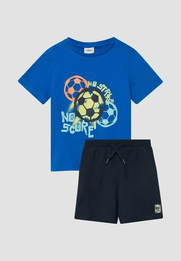 Комплект: футболка с принтом и брюки спортивные, T-shirt set, S.Oliver, Royal Blue, синий — фото 4