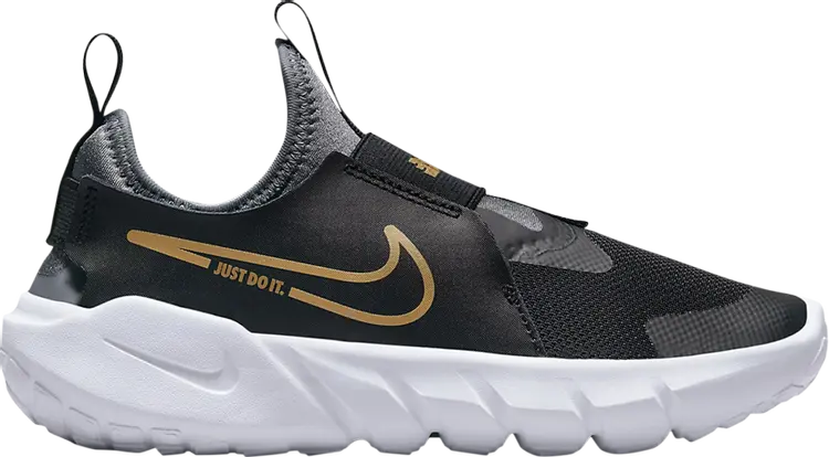 

Кроссовки Nike Flex Runner 2 PS 'Black Metallic Gold', черный