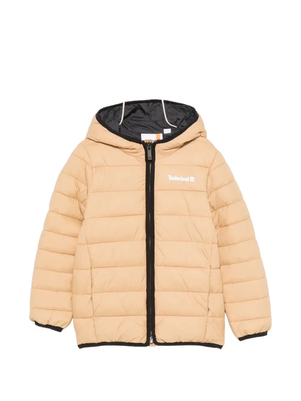 Стеганая куртка с капюшоном Timberland Kids, бежевый
