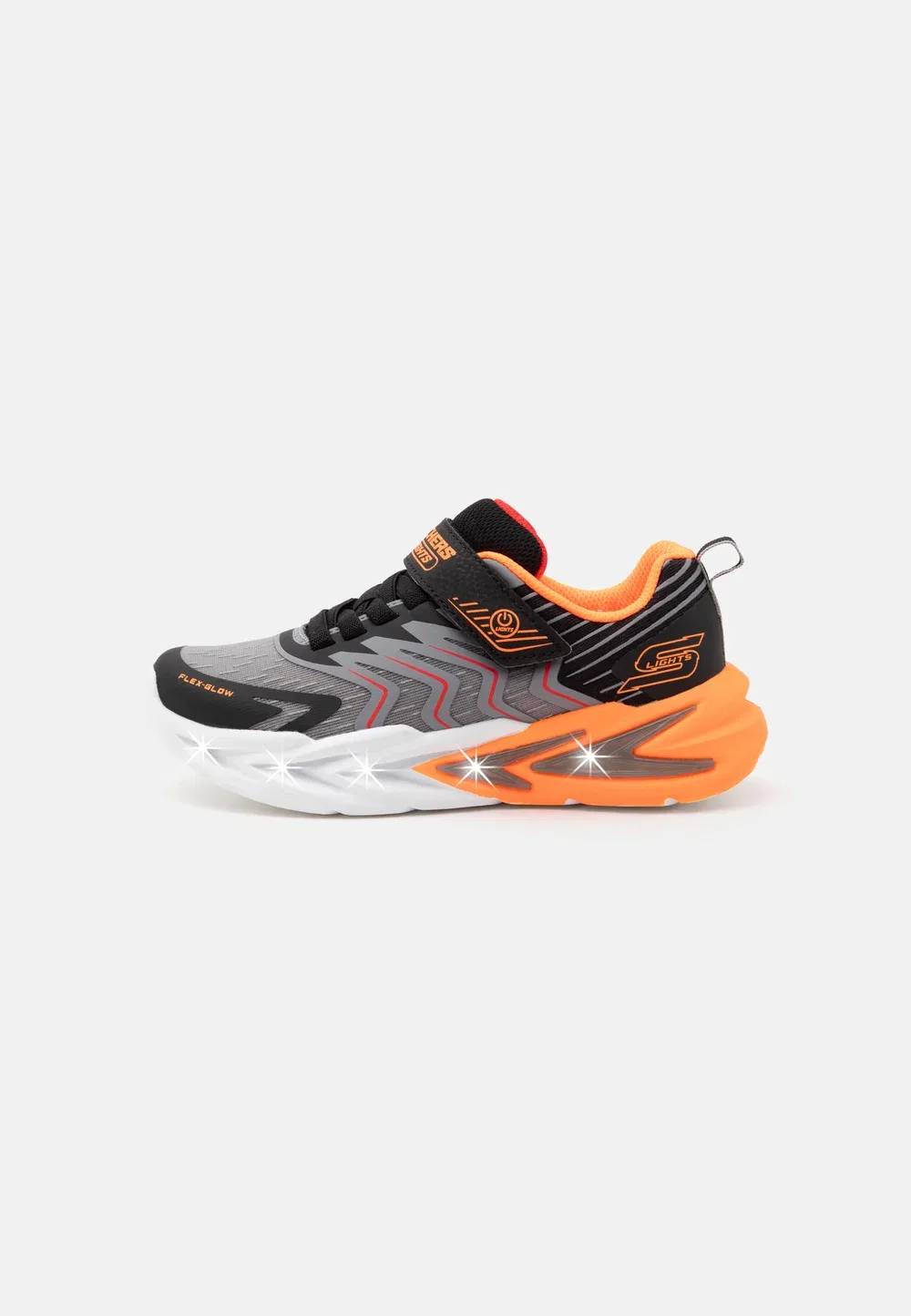 Кроссовки Flex Glow Ultra Skechers, Black/Charcoal//Red