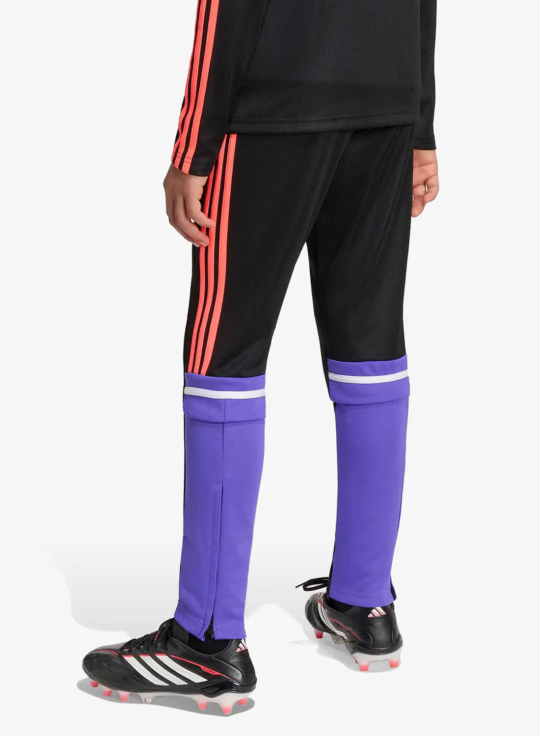 Штаны тренировочные с логотипом Adidas, черный — фото 2