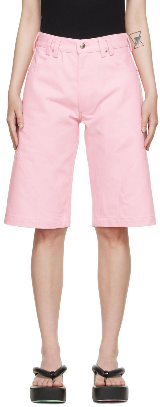 

Эксклюзивные розовые джинсовые шорты SSENSE Marshall Columbia