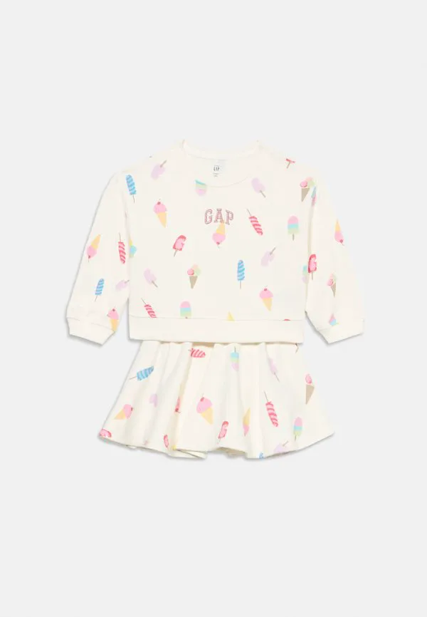Свободная юбка прямого кроя Gap, New Off White — фото 3