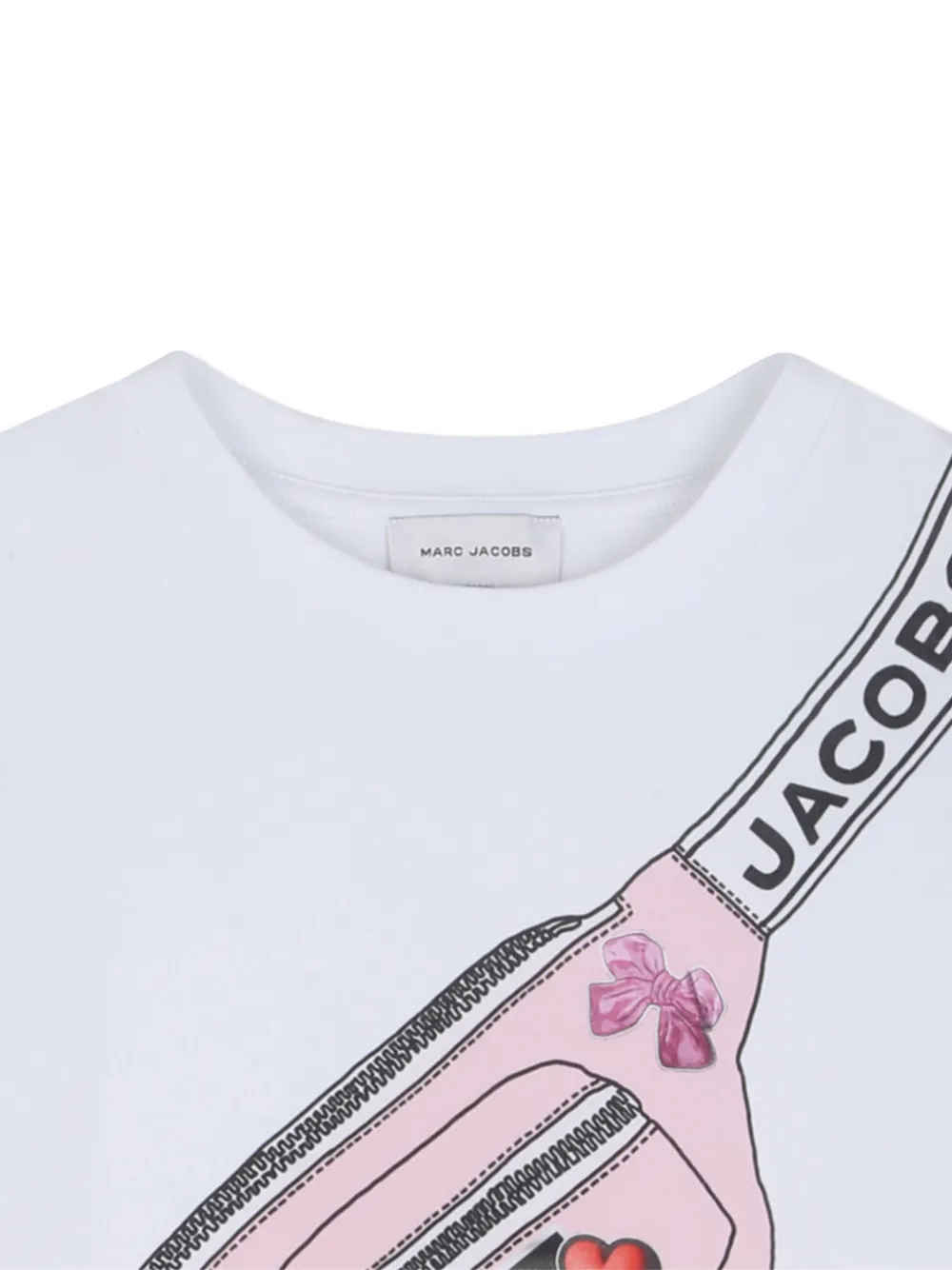Футболка с графичным принтом Marc Jacobs Kids, белый — фото 3