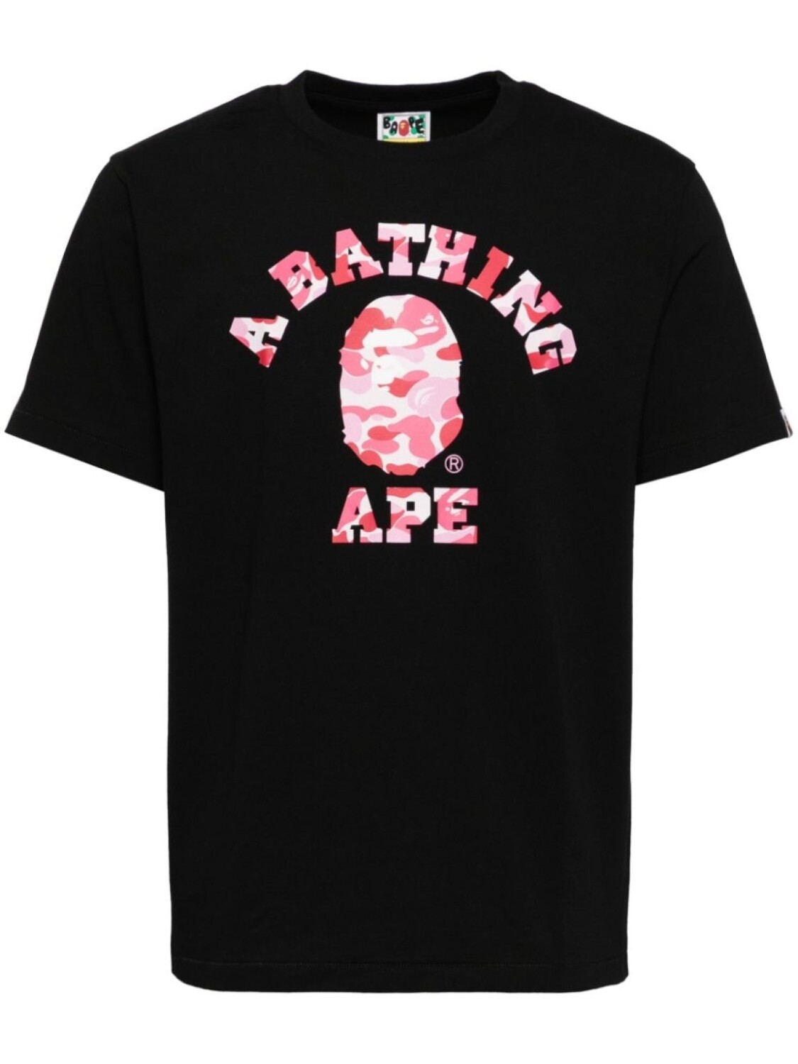 

A BATHING APE футболка с логотипом, черный
