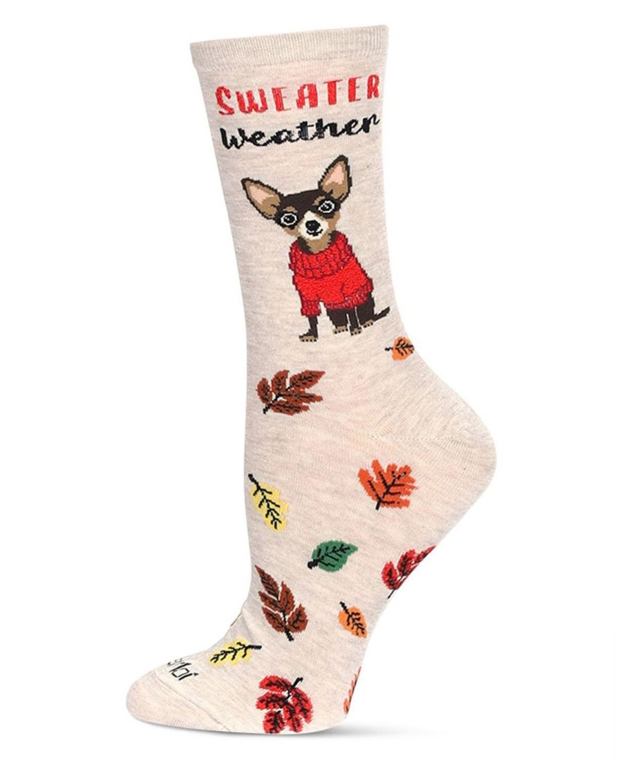 

Женские носки Sweater Weather Crew Socks MeMoi, Oatmeal heather
