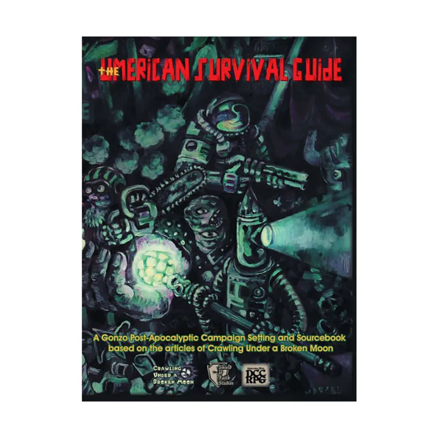 

Umerican Survival Guide (Delve Cover, POD, Black & White), Role Playing Games (Shield of Faith Studios), твердый переплет