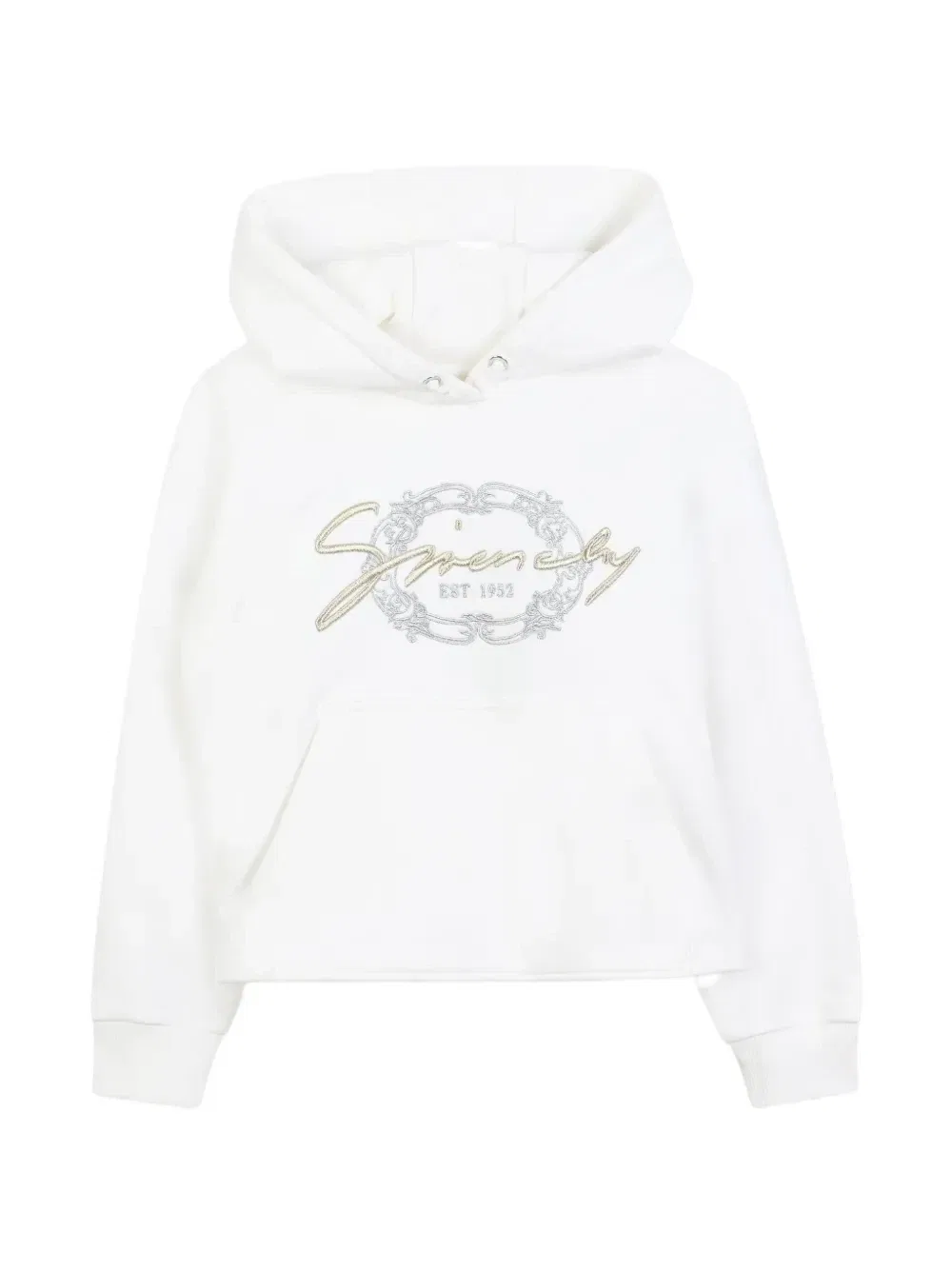 Толстовка с капюшоном и вышивкой Givenchy Kids, белый