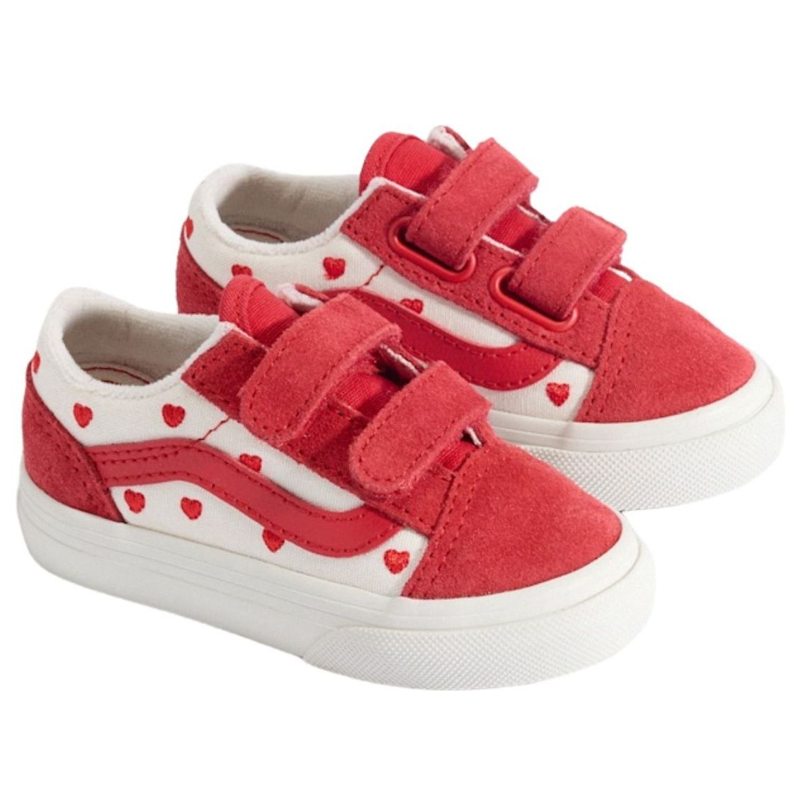 (TD)Vans Old Skool V 'Red White' — фото 2
