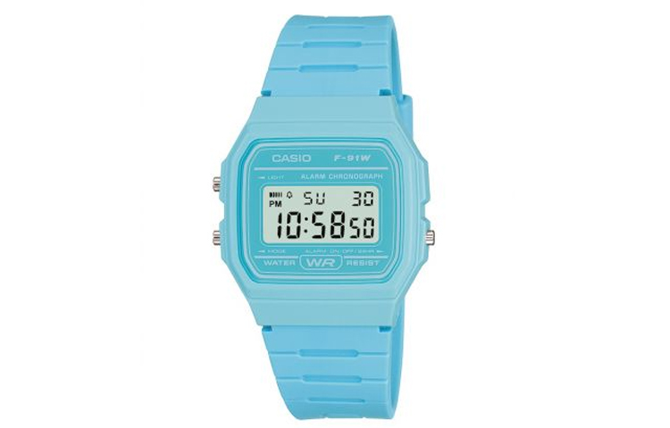 

CASIO Часы Men Blue Watch F-91WC-2AEF, Blue Dial