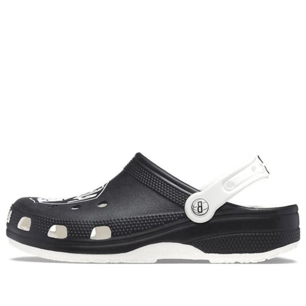 

Кроссовки brooklyn nets classic clogs 'black white' Crocs, черный