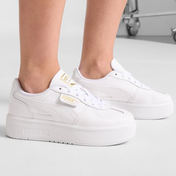 Женские кроссовки Palermo Elevata Leather Puma, белый — фото 2