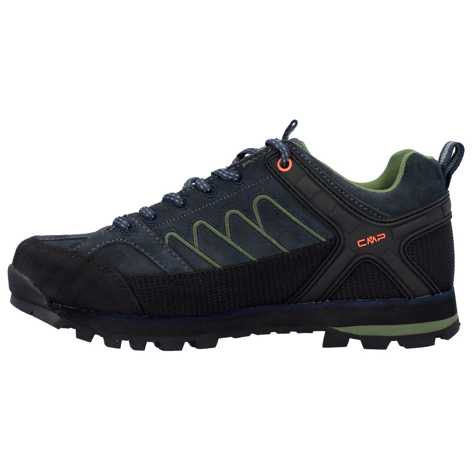 Мультиспортивная обувь Cmp Moon Low Trekking Shoes Waterproof, цвет Black Blue/Torba — фото 3