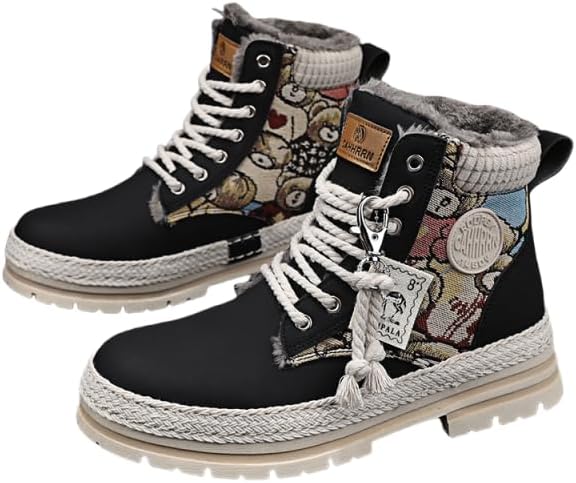 

Стильные мужские мотоциклетные ботинки Hhhchpm, ветронепроницаемые, зимние снежные ботинки и ботинки для активного отдыха на свежем воздухе, черный