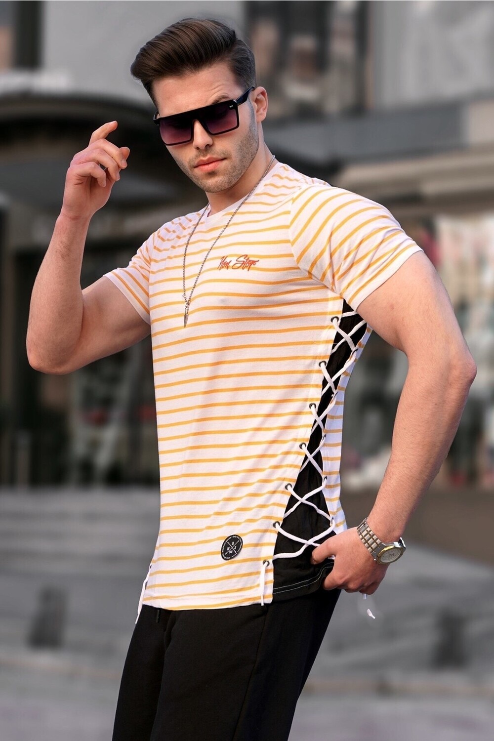 

Футболка Madmext, кэмел, Серый, Футболка Madmext, кэмел