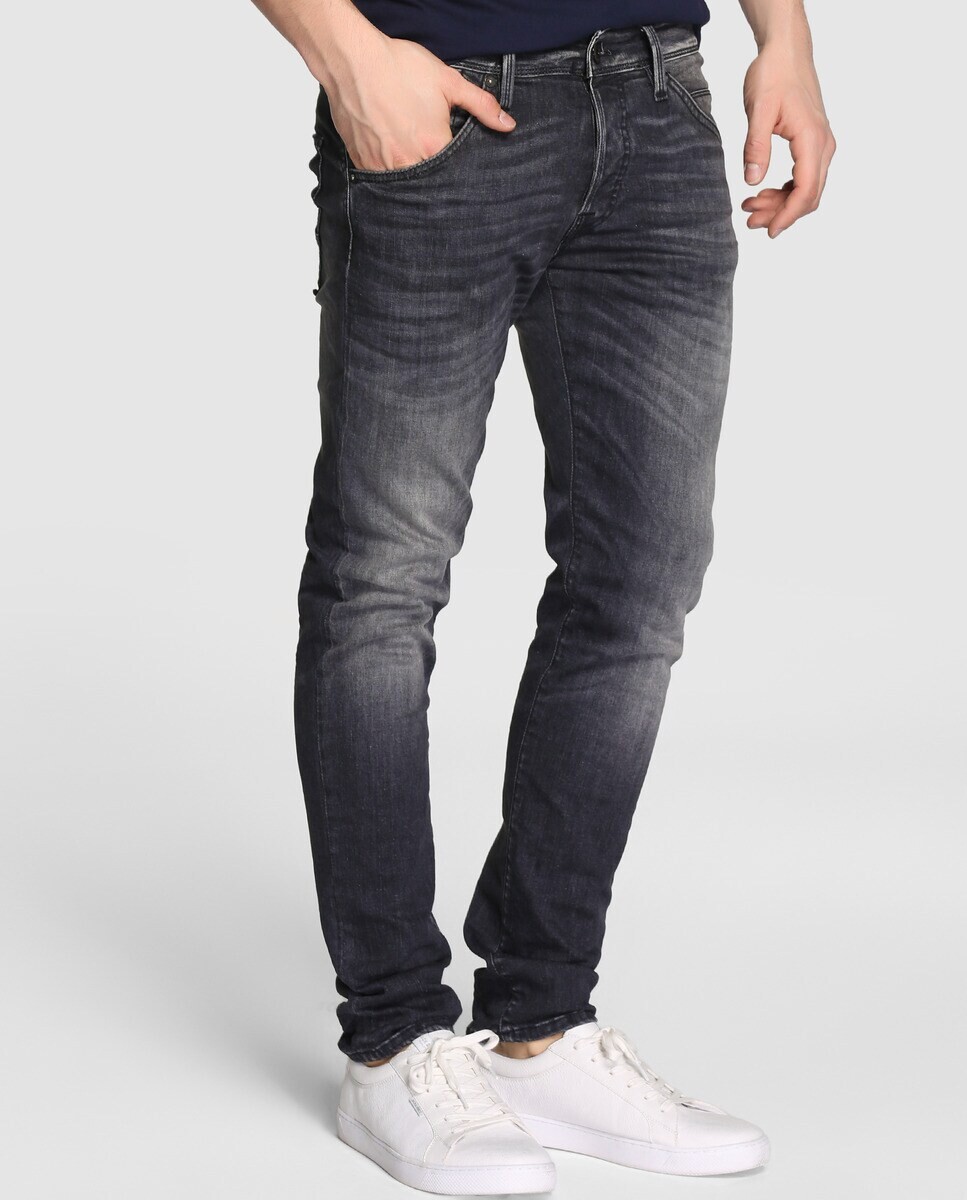 

Мужские зауженные черные джинсы Glenn Jack & Jones, черный
