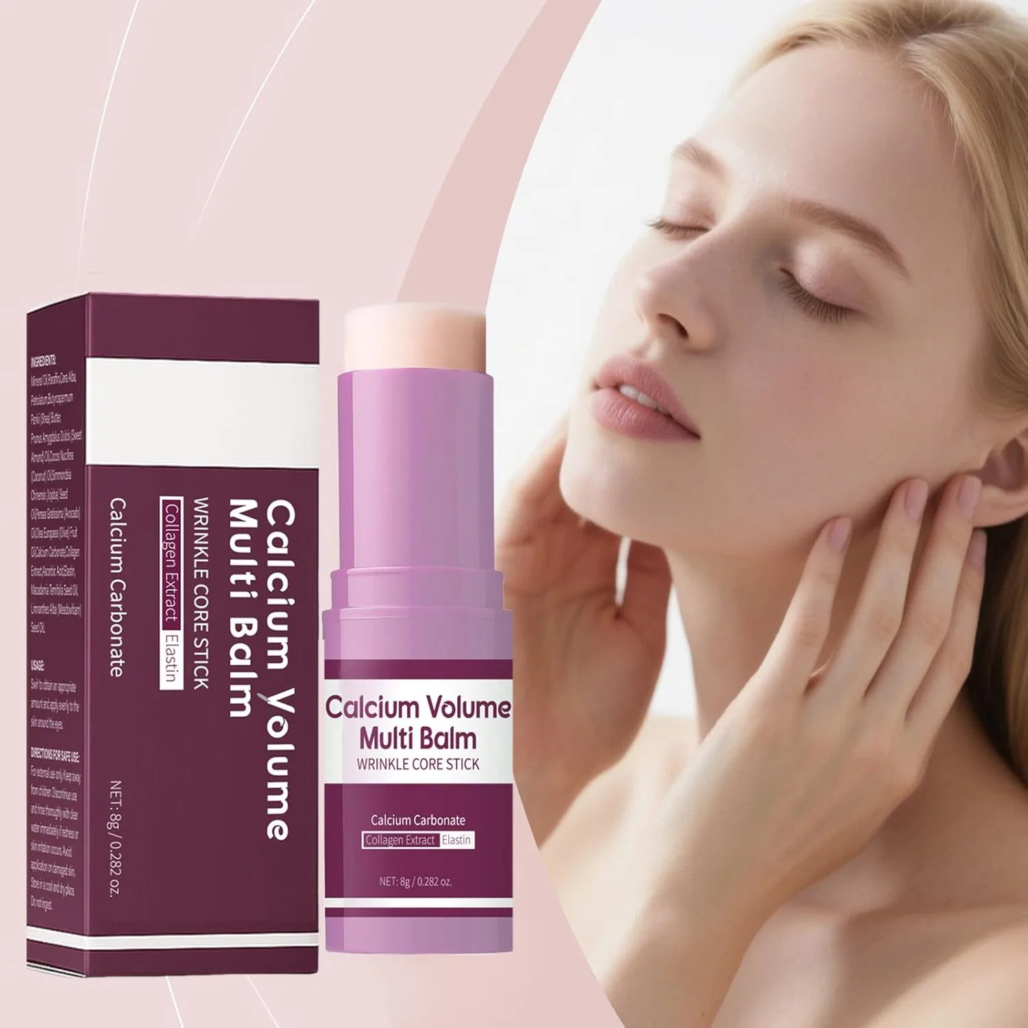 Бальзам для губ — Корейский мульти-бальзам «Calcium Multi Balm» для лица и шеи Generisch, 1 Piece — фото 2