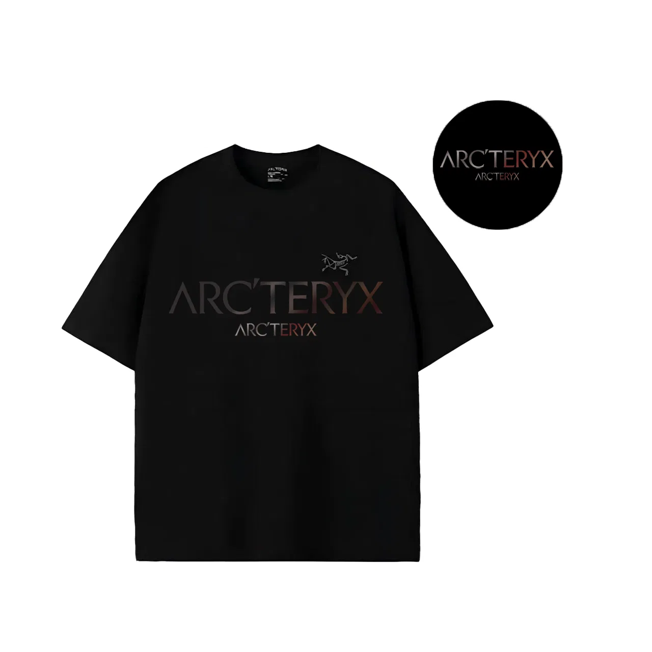 Футболка хлопковая KRAGG SL Cotton Crew Neck Arcteryx черный — фото 3