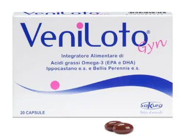 

Veniloto Gyn Добавка для микроциркуляции 20 капсул