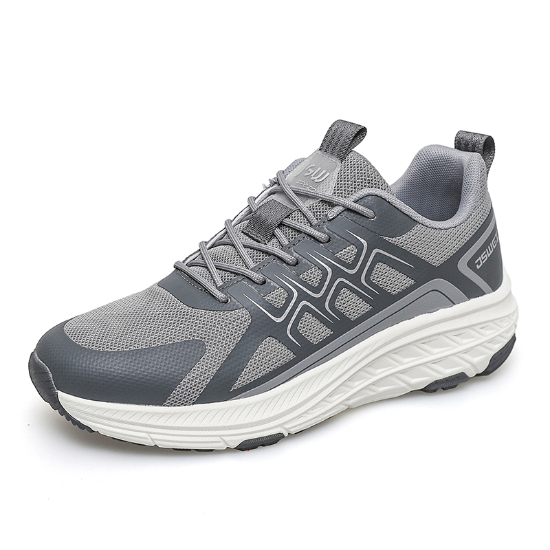 

JSWEI Мужские противоскользящие износостойкие низкие трейловые беговые кроссовки - темно-серый, цвет Dark Gray