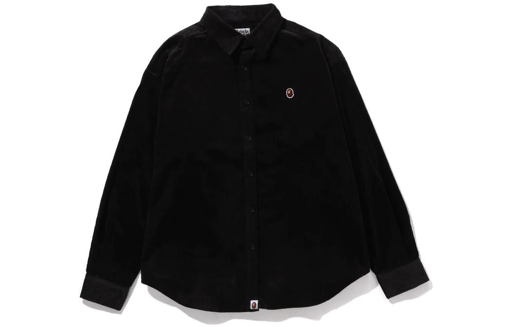 

Рубашка из вельвета BAPE Ape Head One Point A Bathing Ape, коричневый