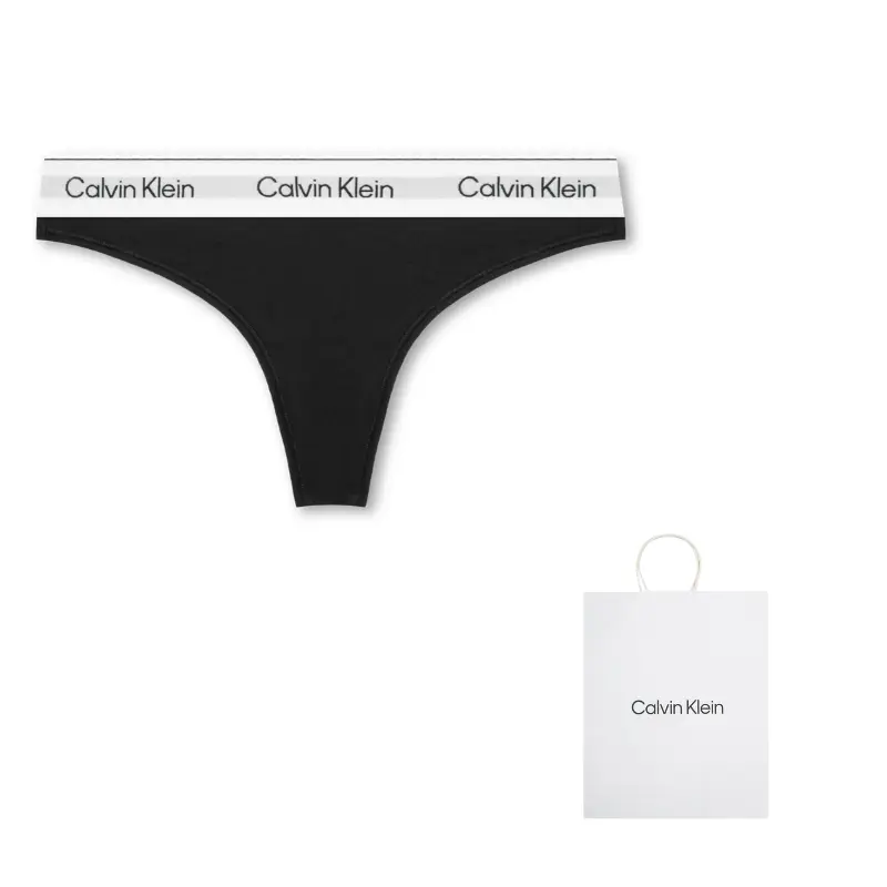 

Современный гравитационный бандо стринги для женщин Calvin Klein, черный