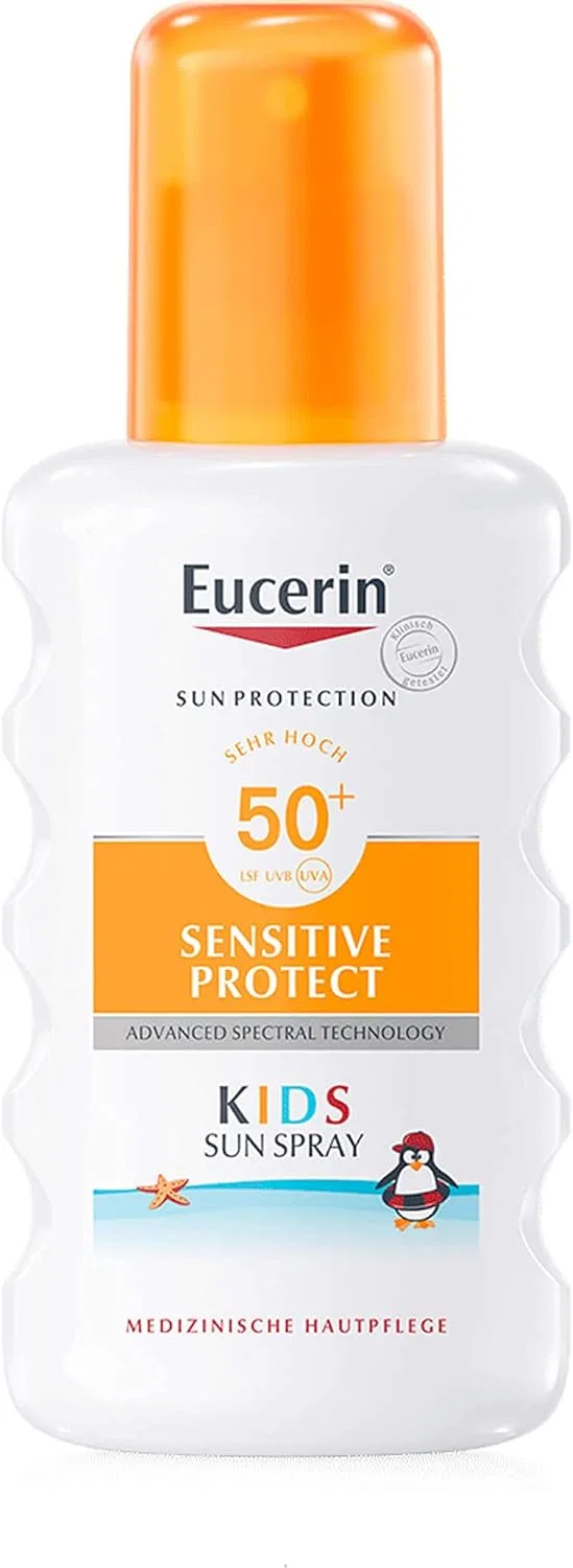 Солнцезащитный спрей Eucerin SPF50+ 200 мл прозрачный