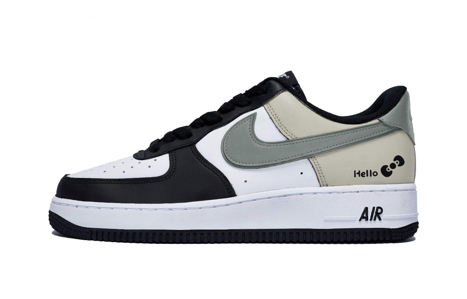 

Nike Кроссовки Air Force 1 Hawk Moth Smog с низким верхом для скейтборда, противоскользящие, мужские, белые, серые