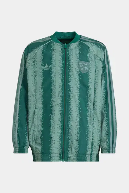 Худи детское с принтом Adidas Originals, зеленый — фото 2