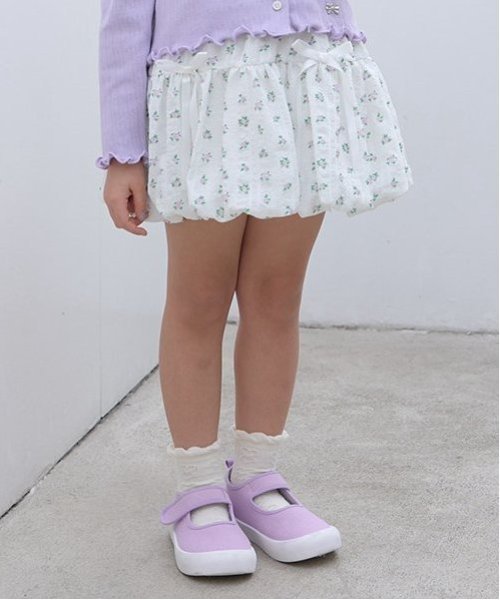 Юбка из воздушных шаров с лентами Lycee Mine, off white