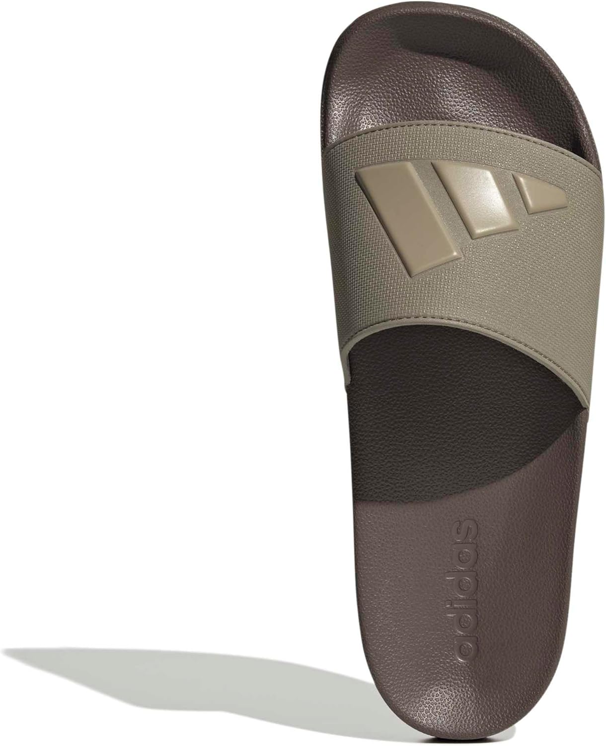 Сланцы для душа adidas Adilette для взрослых унисекс, хаки — фото 2
