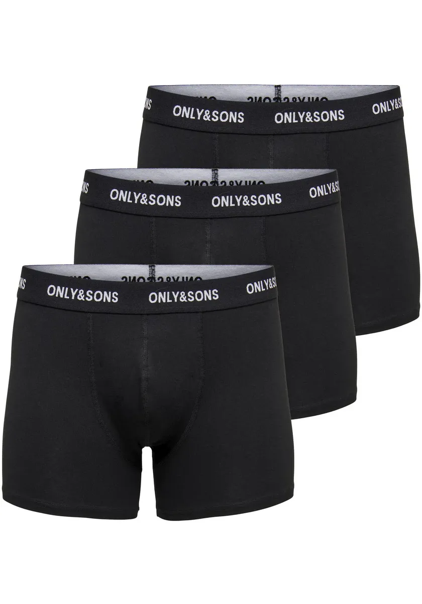 

Чемодан ONLY & SONS "ONSFITZ SOLID BLACK TRUNK 3PACK3854 NOOS" (упаковка, 3 шт.), цвет Black Waistband