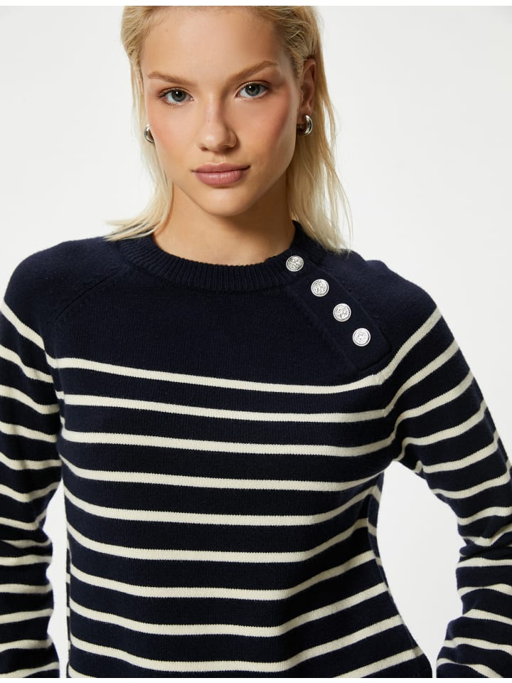 

Толстовка KOTON Sweater, цвет Marineblau Gestreift