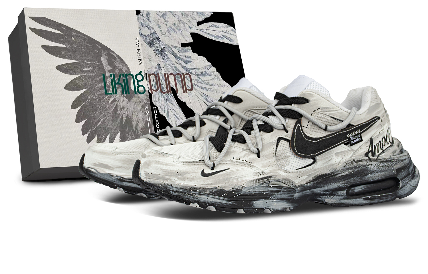 

Nike Износостойкие низкие повседневные кроссовки для тренировок, бега на длинные дистанции и городских перемещений унисекс черно-серые, цвет Black Gray