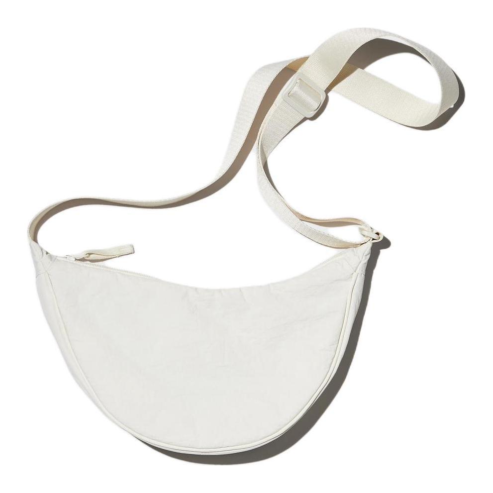

UNIQLO Нейлоновая мини-сумка через плечо женская белая, White