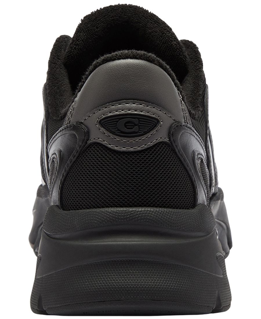 Мужские кроссовки Bolt Runner на шнуровке COACH, Black/Chalk — фото 3