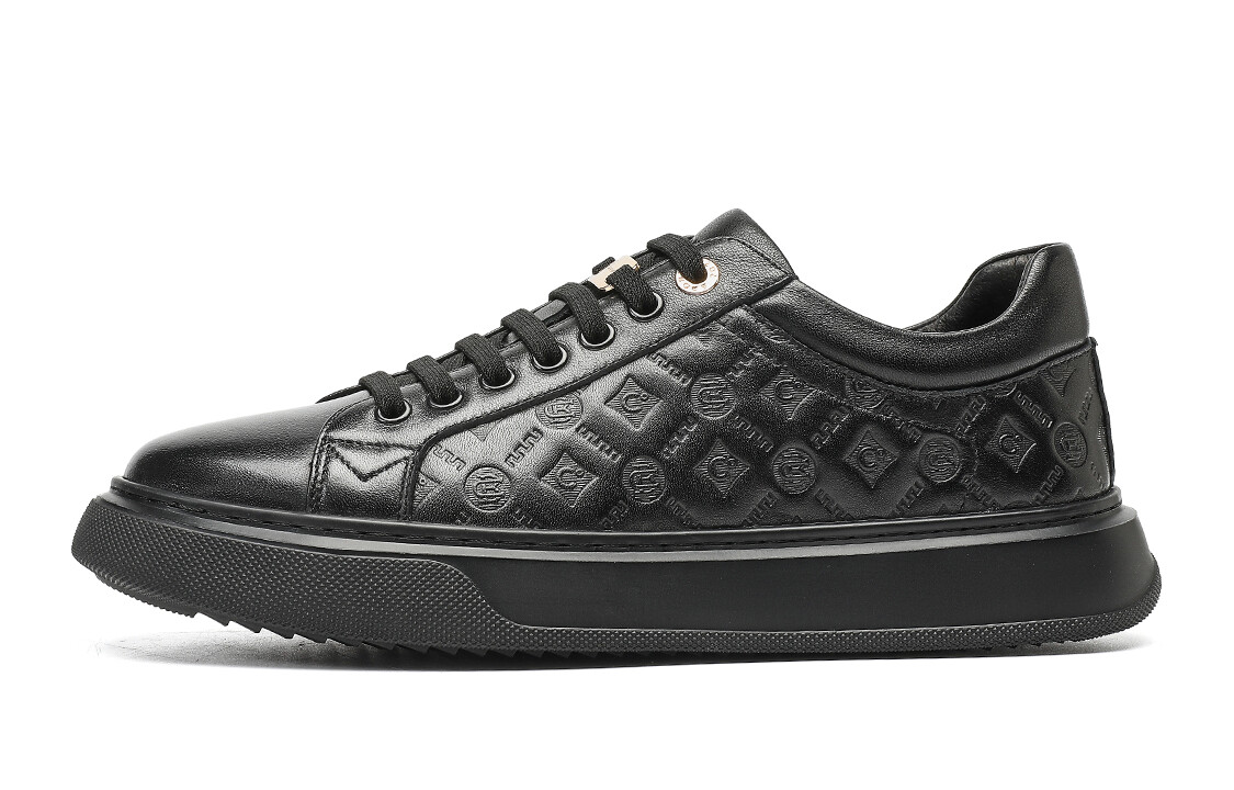 

Кроссовки CВ°BANNER Skateboard Shoes Men Low-Top Black, Черный, Кроссовки CВ°BANNER Skateboard Shoes Men Low-Top Black