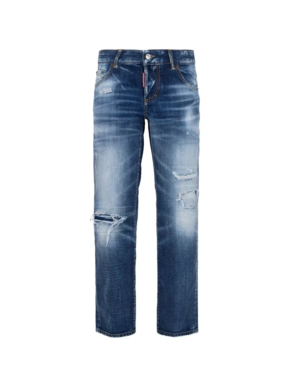 Джинсы Jenna с прорезями Dsquared2, синий