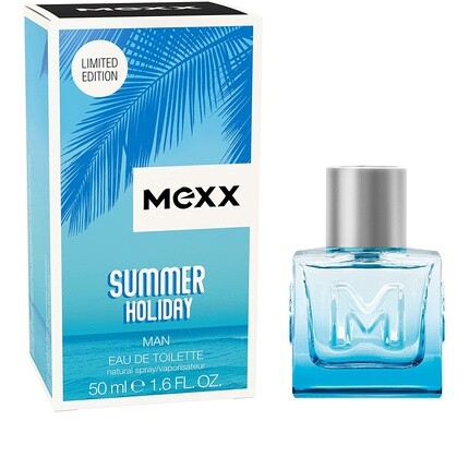 Туалетная вода Mexx Summer Holiday Man, стеклянная бутылка с распылителем, 50 мл — фото 2