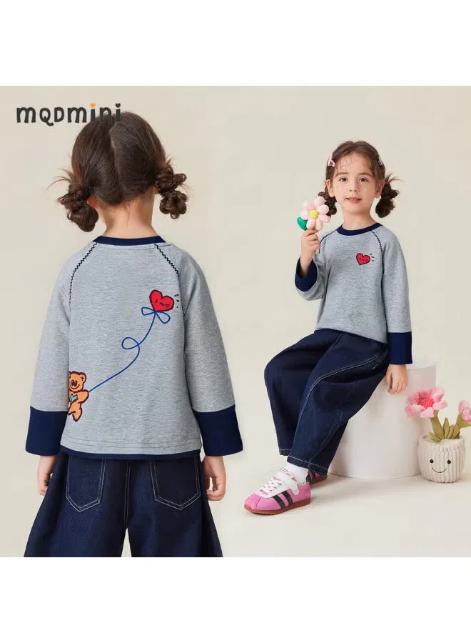 Футболка с длинным рукавом с принтом Heart Dog Mqdmini