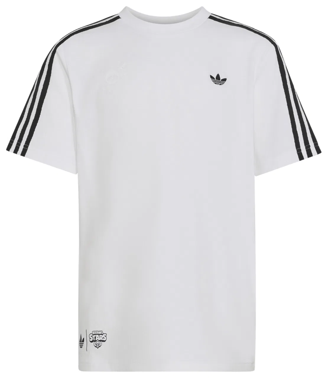 Детская футболка с принтом Graphic Loose adidas, White/Black