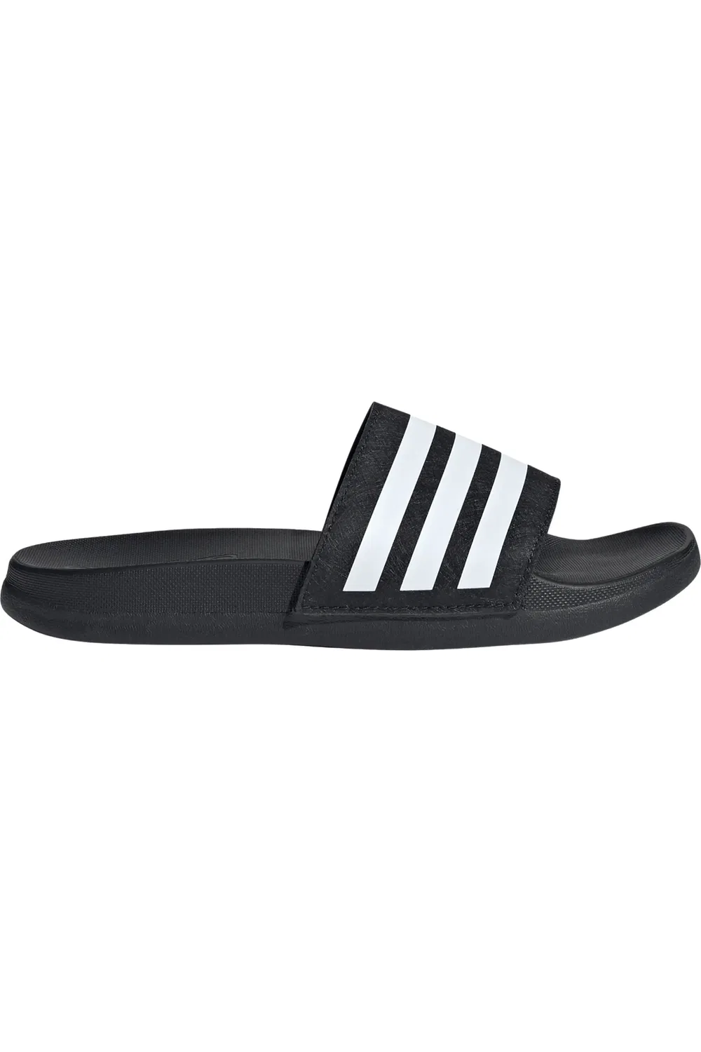 Детские сандалии спортивные с мягкой стелькой Adilette Comfort Slide adidas, Cblack/Ftw — фото 3