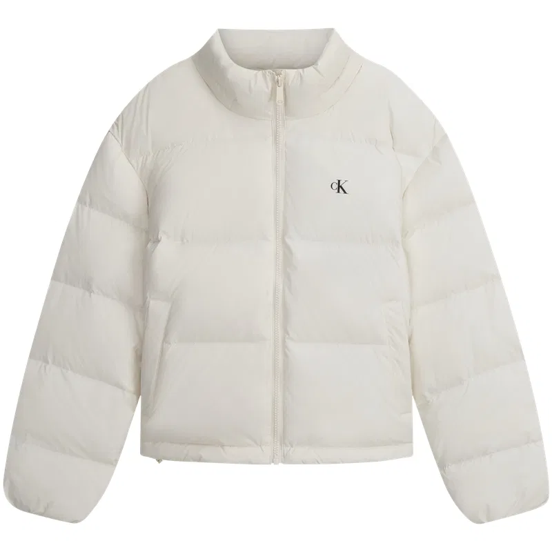 Женская пуховая куртка с капюшоном Calvin Klein, YAS-Ivory