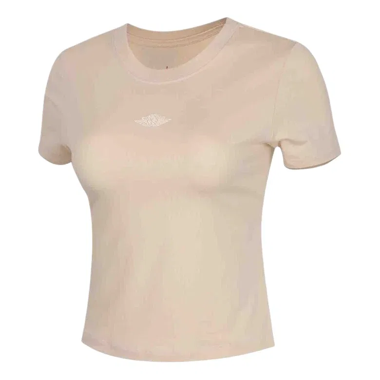 Женская футболка Air Jordan Flight T-Shirt Asia Sizing 'Pearl White' Jordan, Pearl White