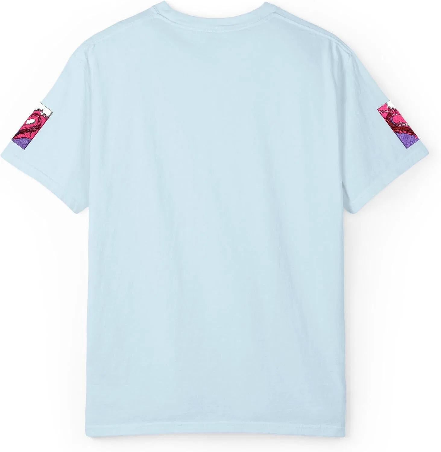 Футболка с принтом Comfort Colors, Chambray — фото 4