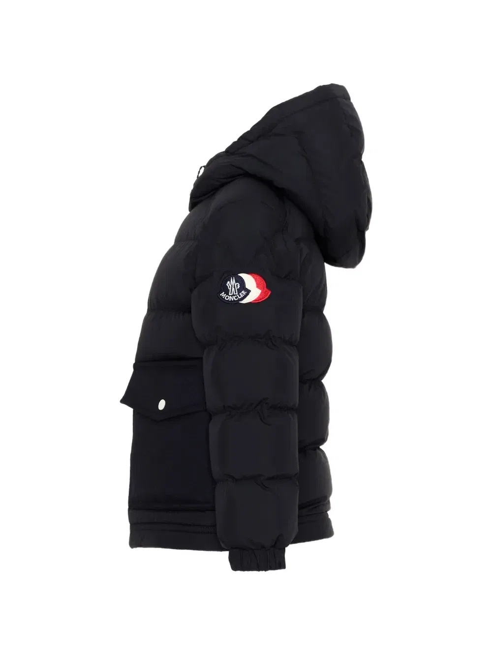 Куртка с капюшоном и наполнителем Moncler Enfant, синий — фото 3