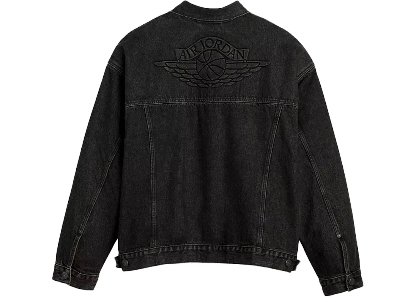 Мужская куртка-джинсовка Type III Trucker Jacket Nike, Black / Wash Black — фото 2