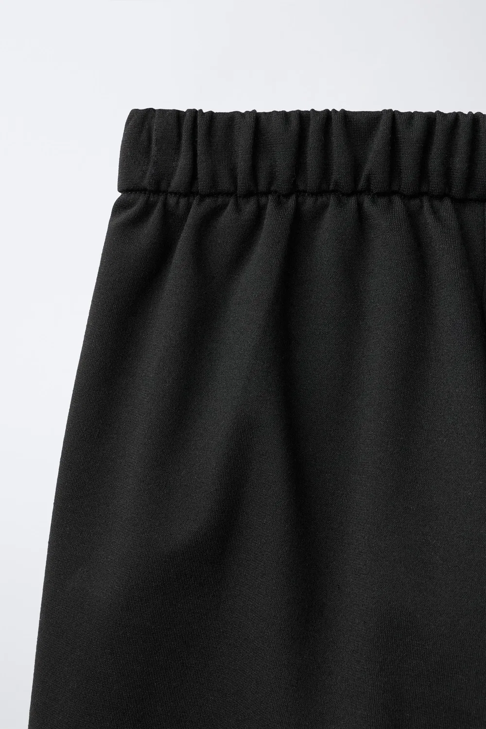 Широкие плистовые брюки ZARA, Black — фото 4